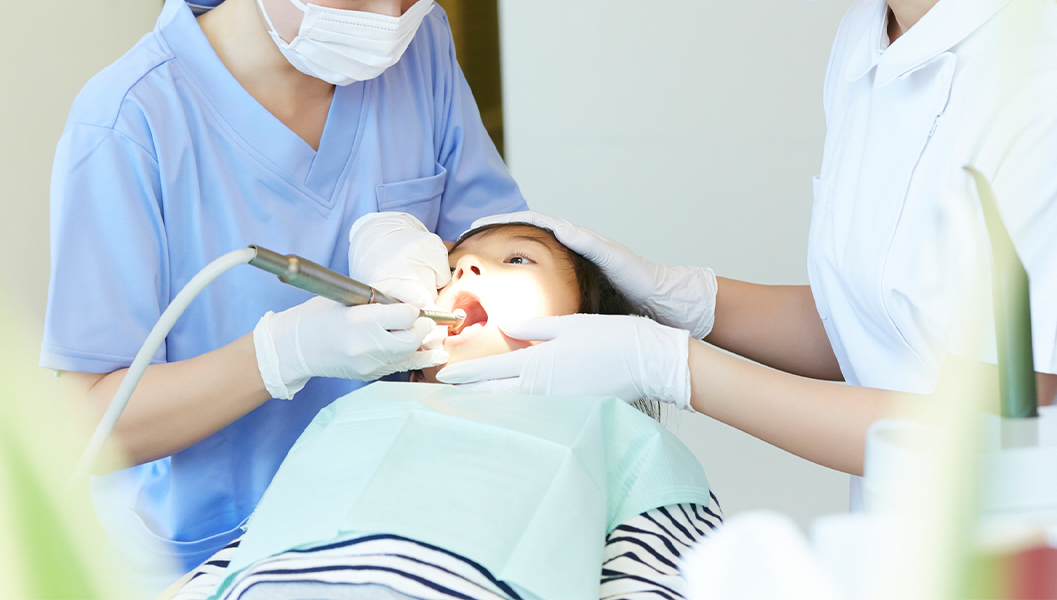 呉市中通の小児歯科治療