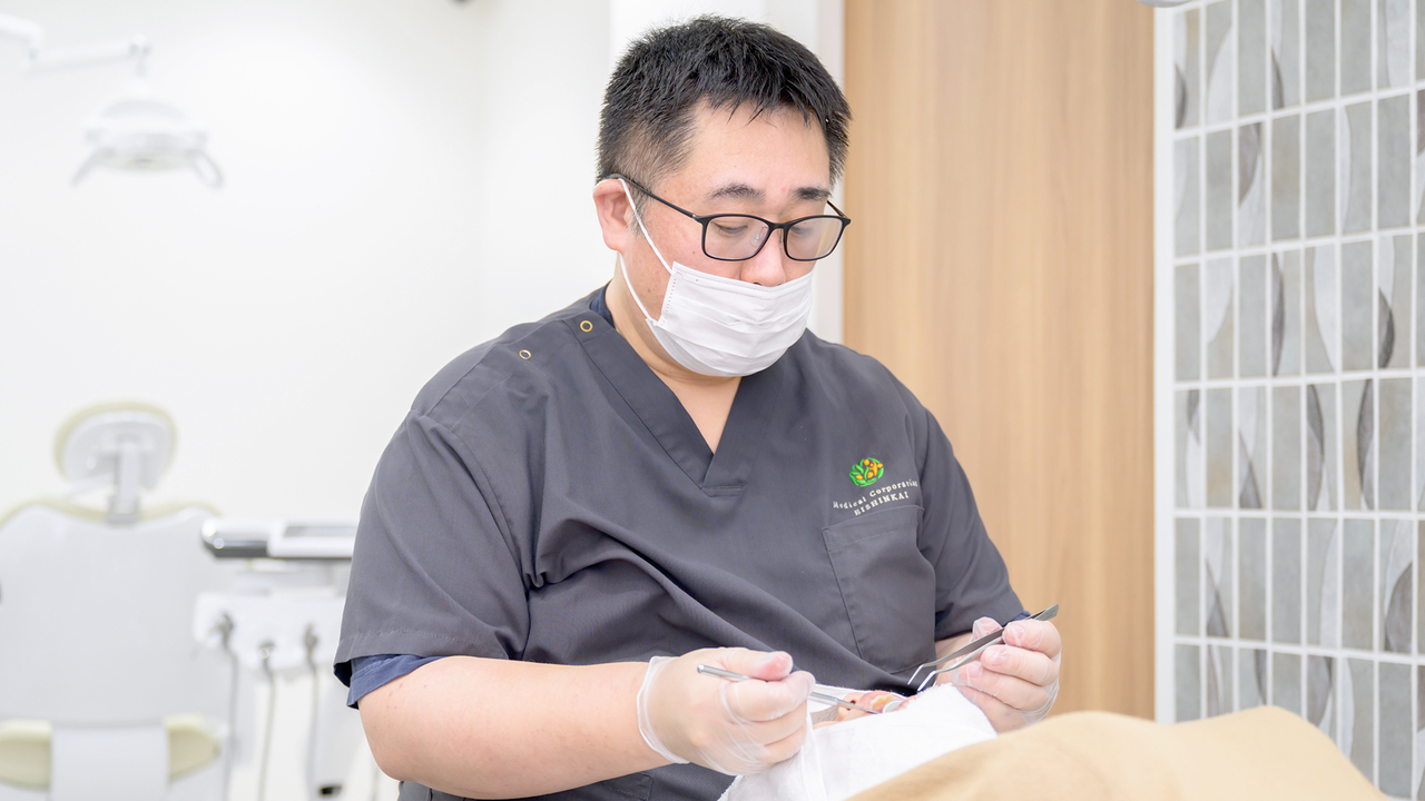 呉市中通の保険のノンクラスプデンチャー