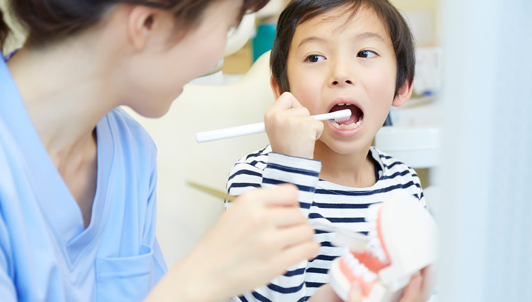 呉市中通の小児歯科治療