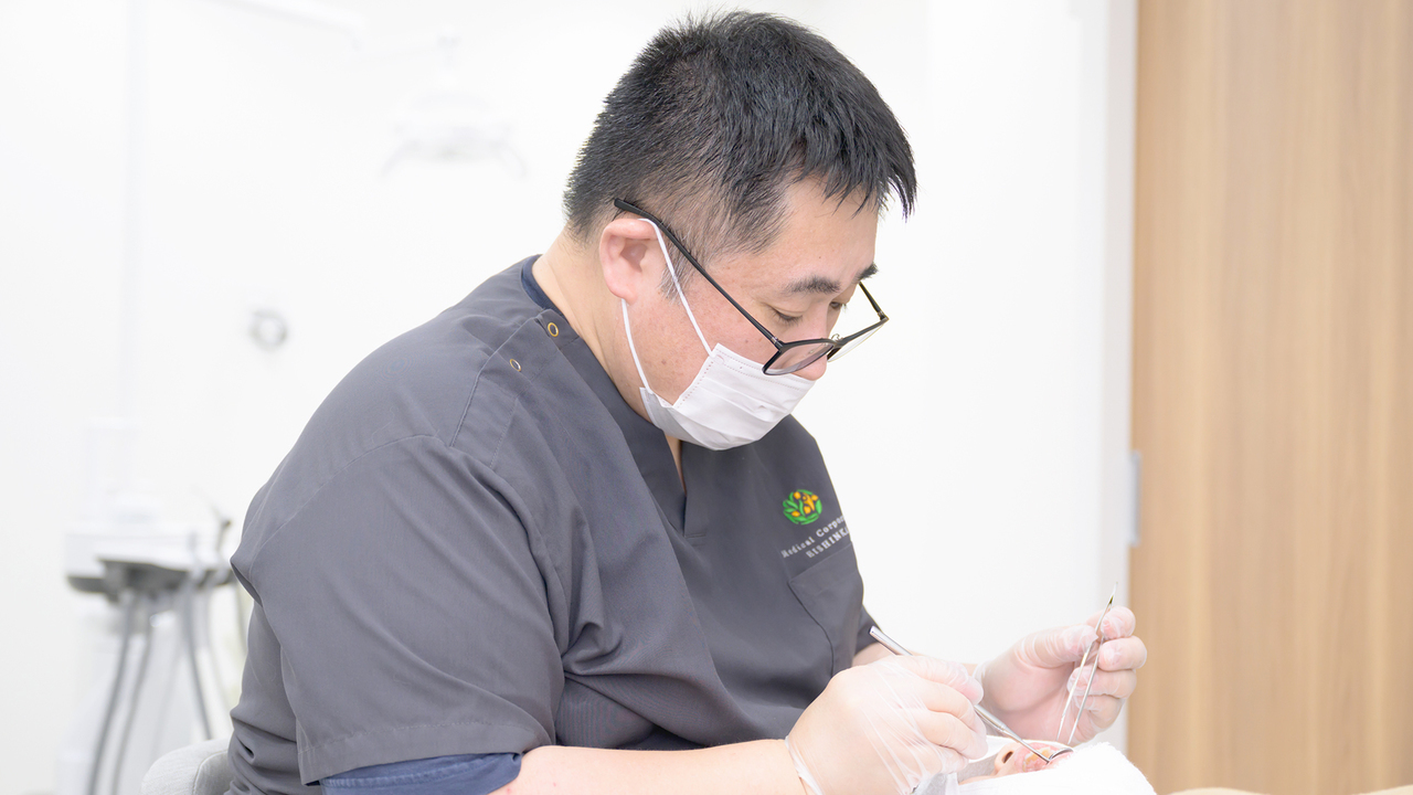 呉市中通のCAD/CAM（保険の白い詰め物・被せ物）